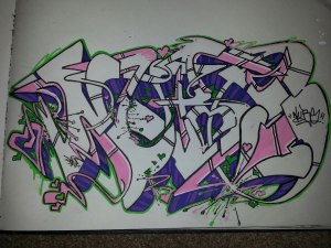 Detail Graffiti Art Name Dika Nomer 14
