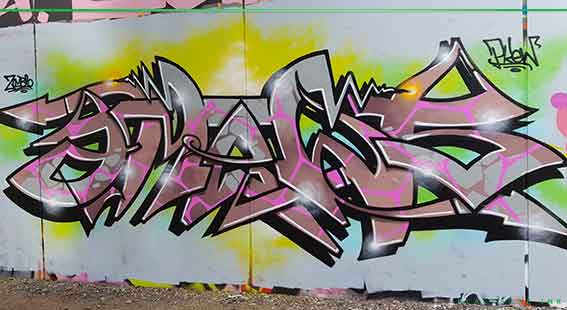 Detail Graffiti Art Name Dika Nomer 9