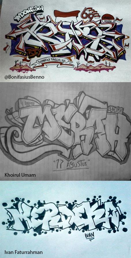 Detail Graffiti Art Name Khoirul Nomer 8