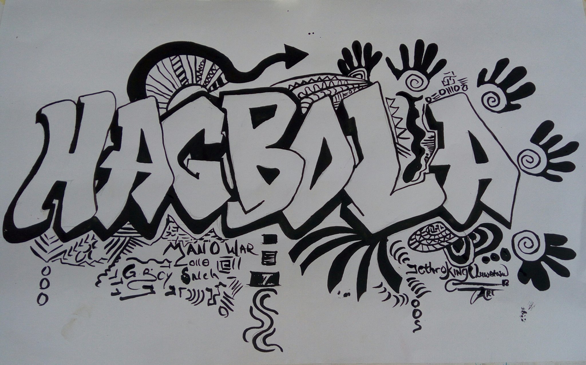 Detail Graffiti Art Name Simple Nomer 41