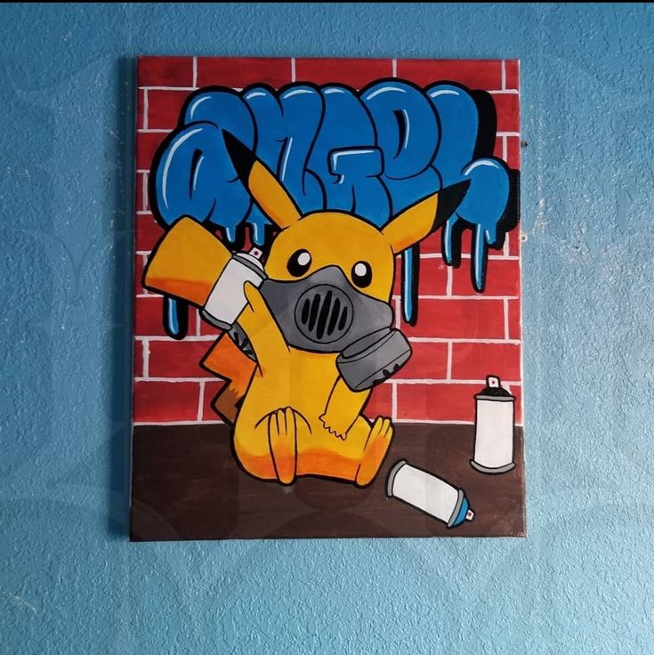 Graffiti Art Pikachu Characters Sketches - KibrisPDR