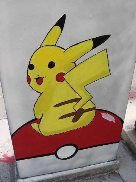 Detail Graffiti Art Pikachu Characters Sketches Nomer 2