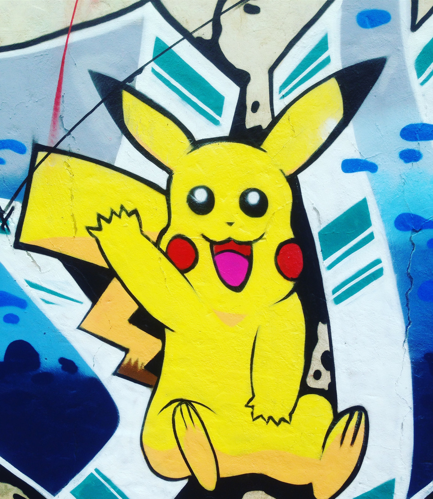 Detail Graffiti Art Pikachu Characters Sketches Nomer 3