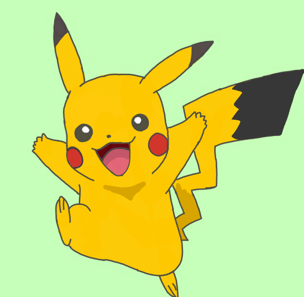 Detail Graffiti Art Pikachu Characters Sketches Nomer 28