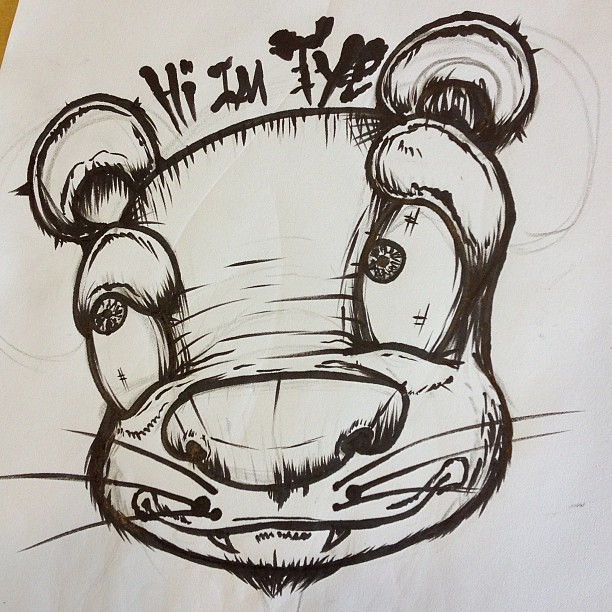 Detail Graffiti Art Pikachu Characters Sketches Nomer 38