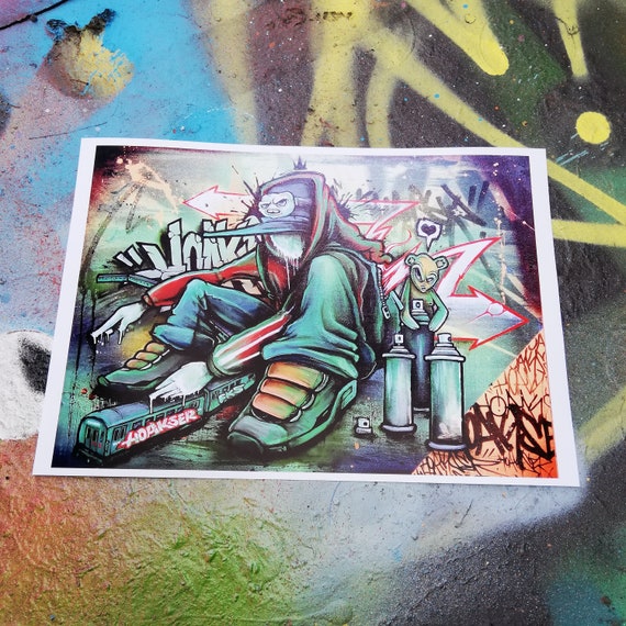 Detail Graffiti Art Prints For Sale Nomer 41