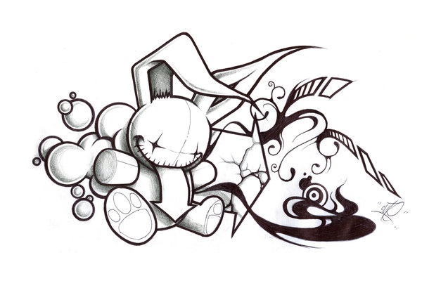 Detail Graffiti Art Sketches Nomer 3