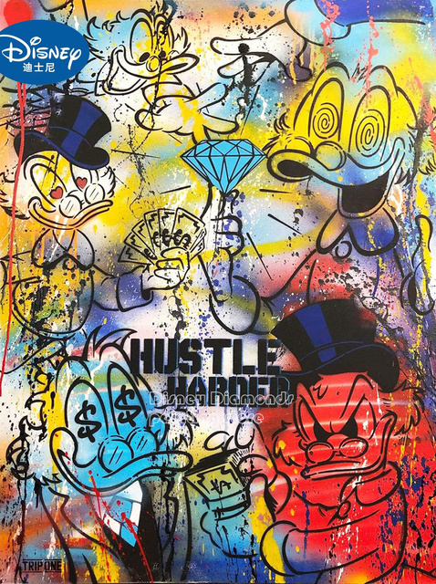 Detail Graffiti Art Sketches Of Characters Donald Duck Nomer 27