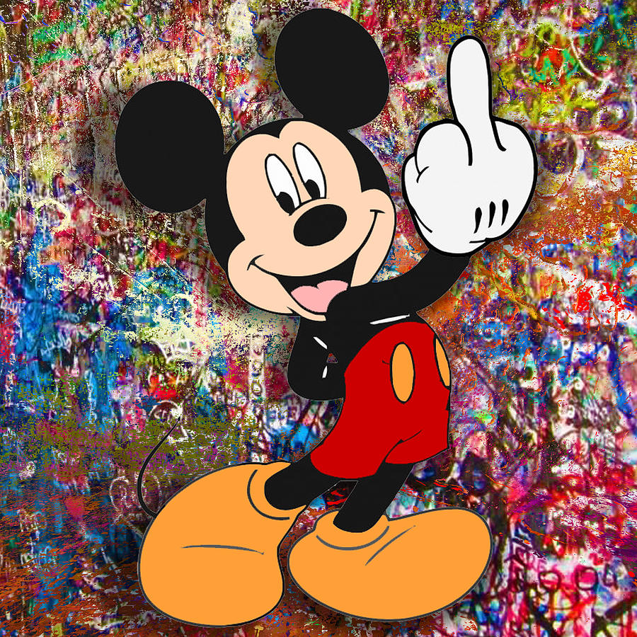 Detail Graffiti Art Sketches Of Characters Mickey Mouse Nomer 16