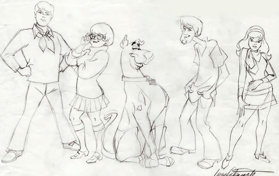 Detail Graffiti Art Sketches Of Characters Scooby Nomer 33