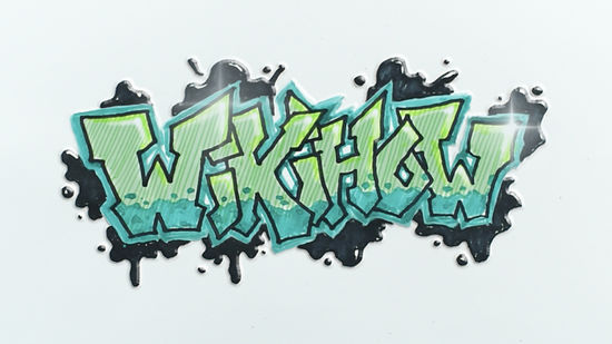 Detail Graffiti Art Text Nomer 18