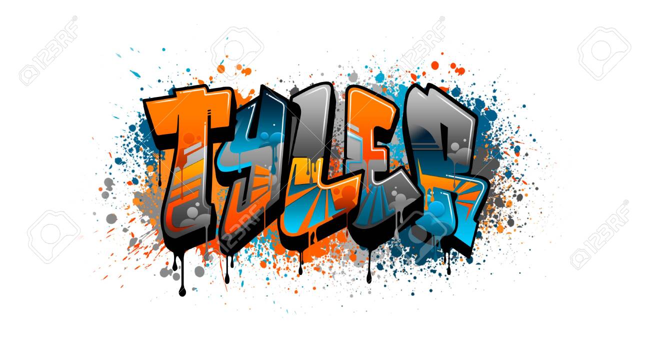 Detail Graffiti Art Text Nomer 23