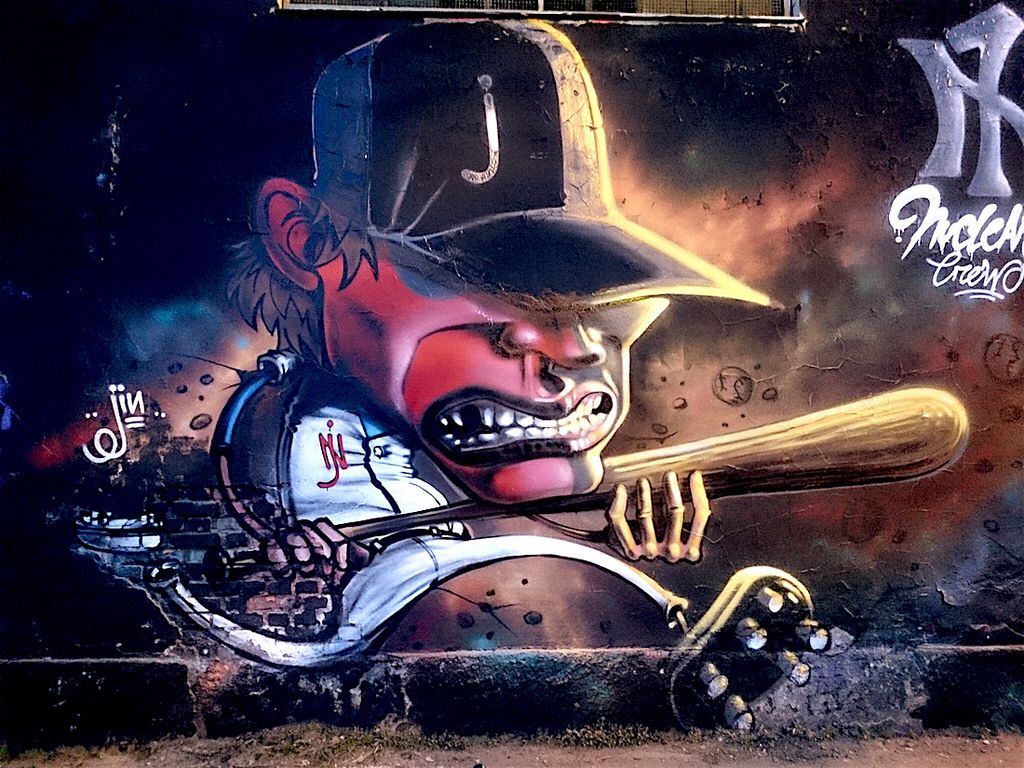 Detail Graffiti Art Warrior Nomer 4