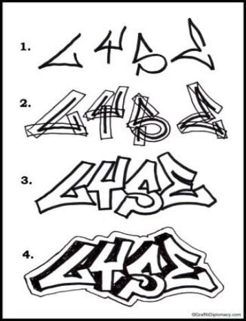 Detail Graffiti Art Word Sketches Easy Nomer 11