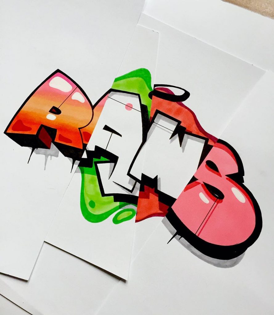 Detail Graffiti Art Word Sketches Easy Nomer 34