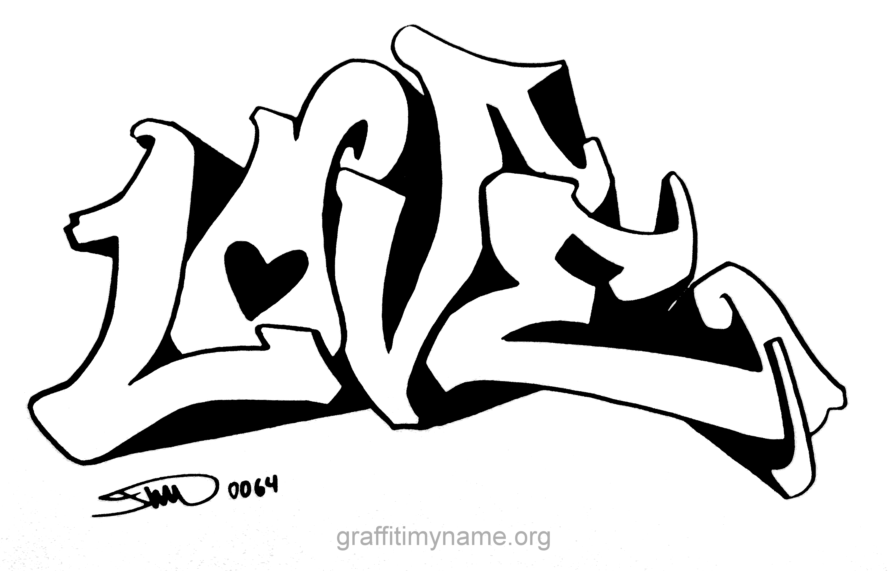 Detail Graffiti Art Word Sketches Easy Nomer 9