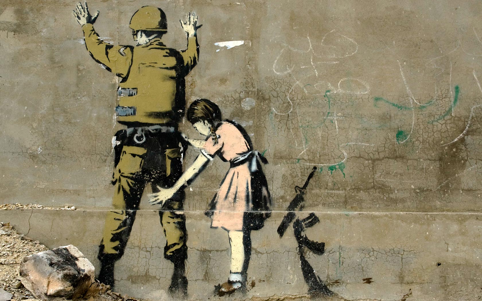 Detail Graffiti Artist Banksy Nomer 6