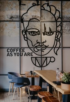 Detail Graffiti Artist Coffee Shop Nomer 19