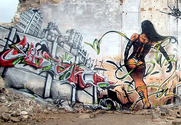 Detail Graffiti Artist Dancer Nomer 3