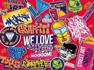 Detail Graffiti Artist Stickers Nomer 10