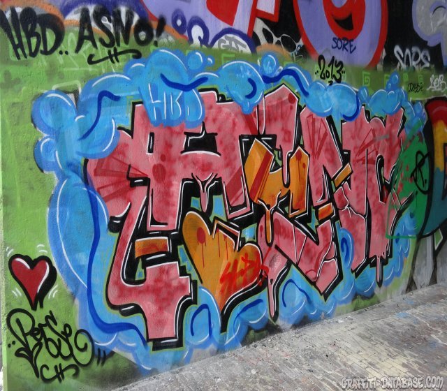 Detail Graffiti Asno Nomer 30