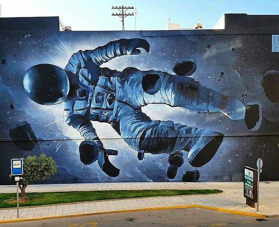 Detail Graffiti Astronaut Nomer 20