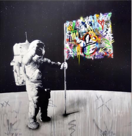 Detail Graffiti Astronaut Nomer 30