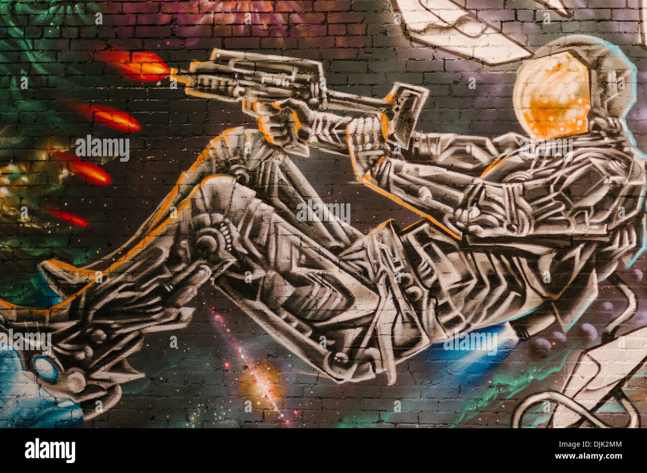 Detail Graffiti Astronaut Nomer 34