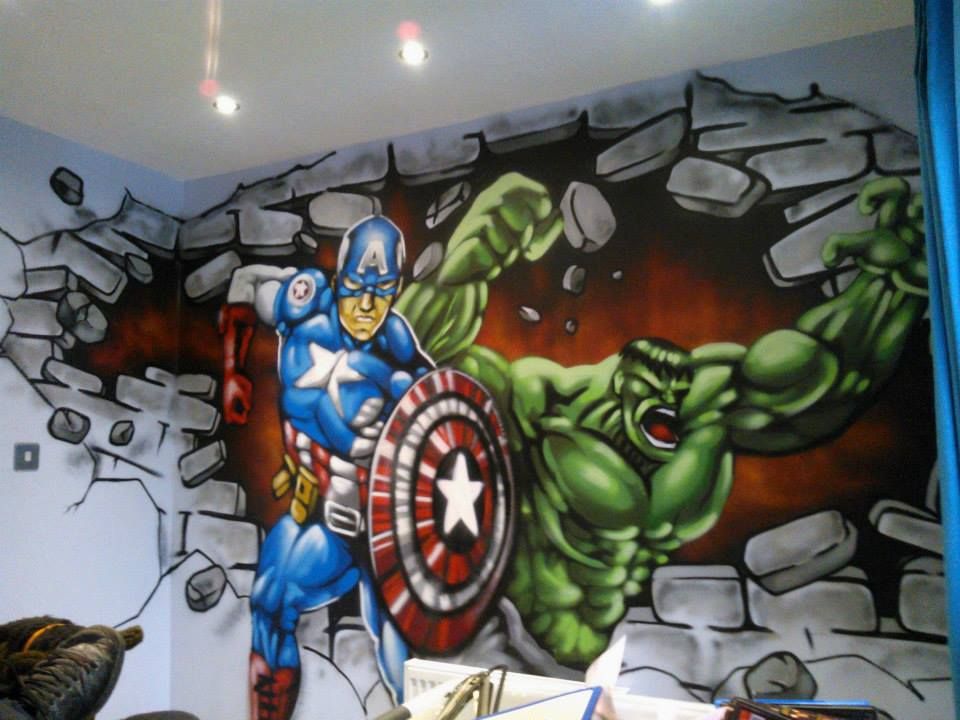 Detail Graffiti Avengers Nomer 9