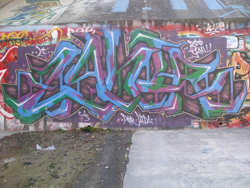 Detail Graffiti Awk Nomer 8