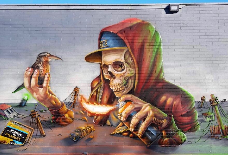 Detail Graffiti Az 3d Nomer 33