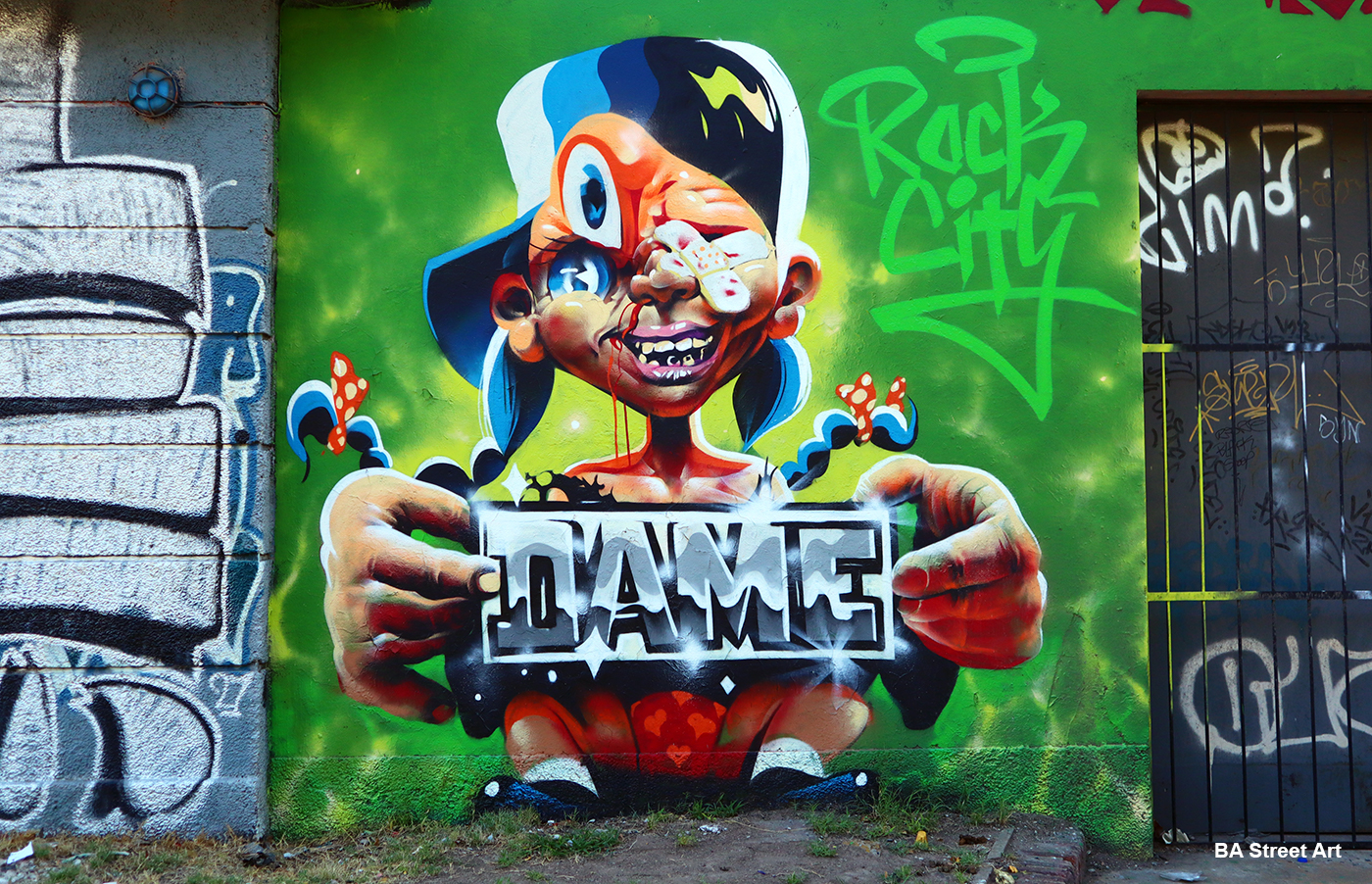 Detail Graffiti Ba Nomer 3