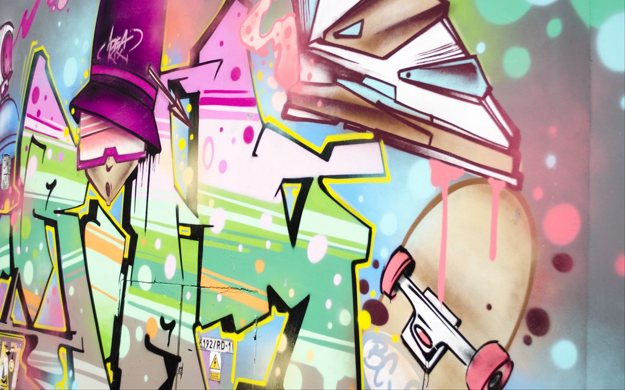 Detail Graffiti Background 1280x800 Nomer 24