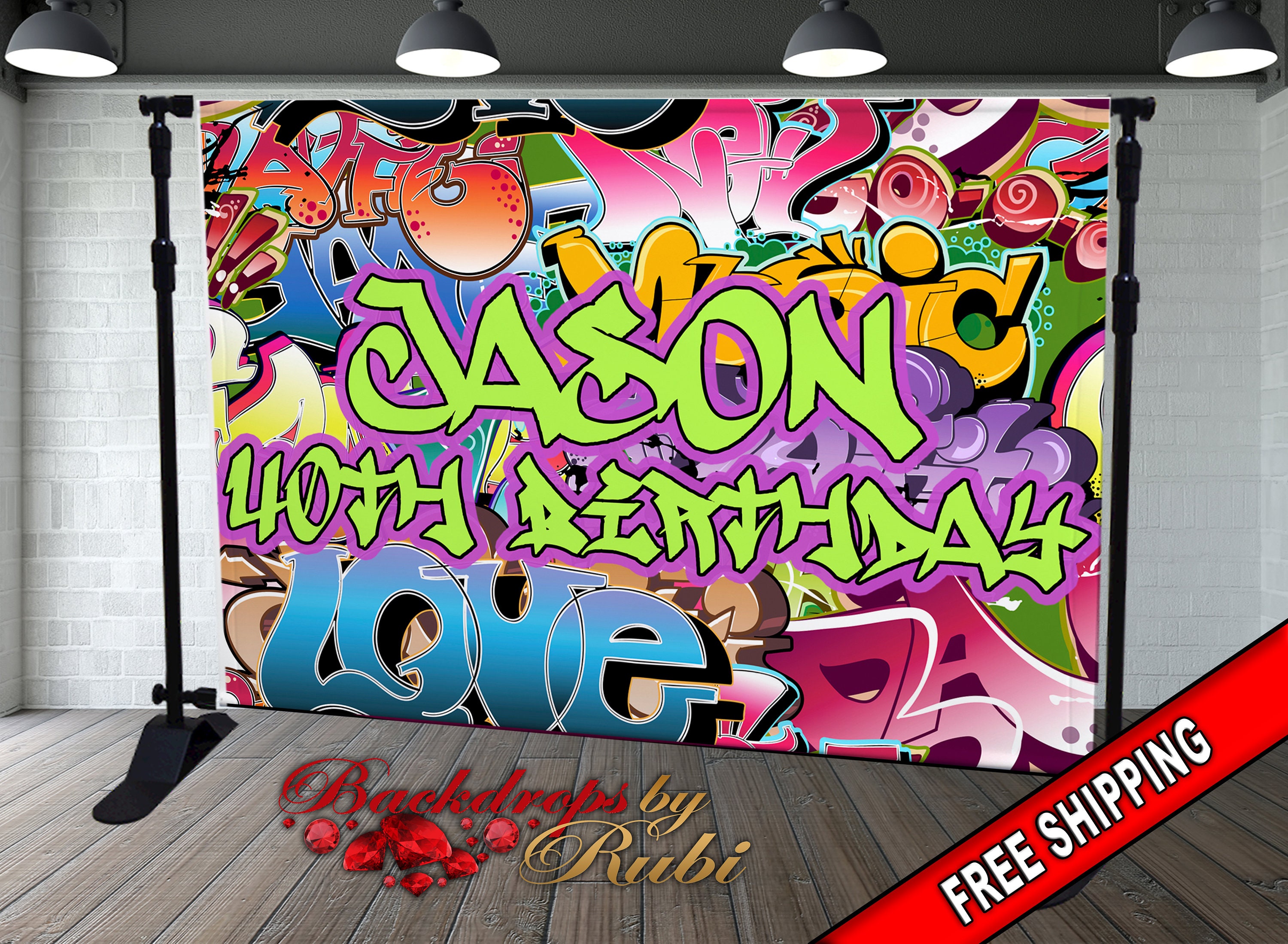 Detail Graffiti Background Banner Nomer 34