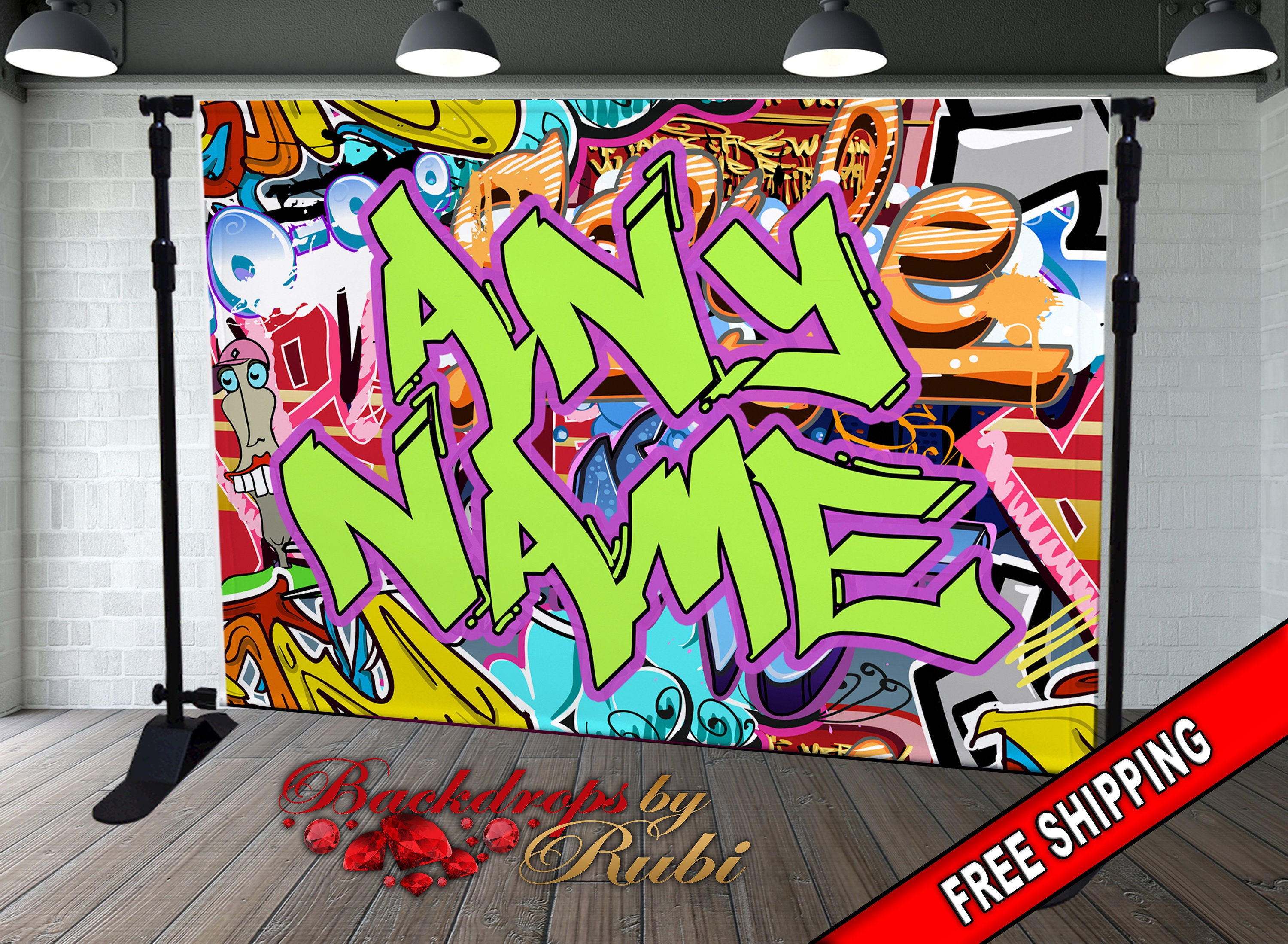 Detail Graffiti Background Banner Nomer 5