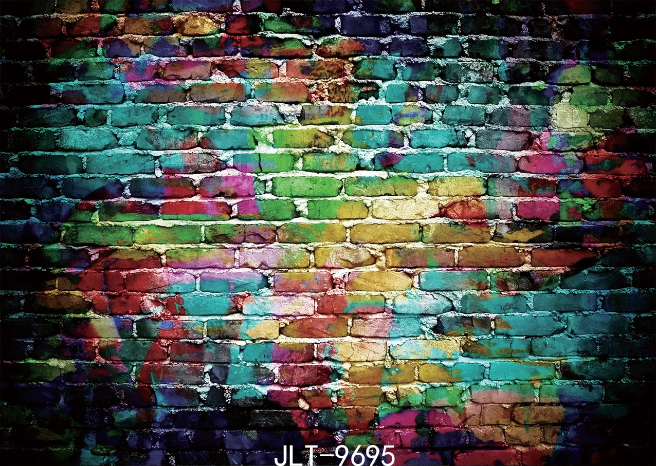 Graffiti Background Batu Bata - KibrisPDR
