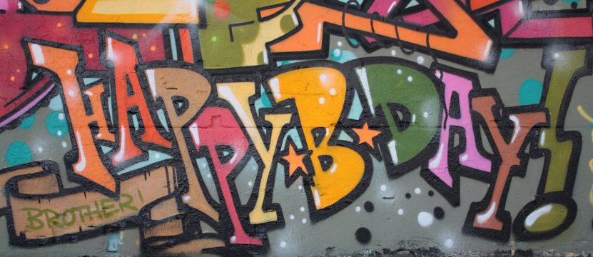 Detail Graffiti Background Hbd Hd Nomer 14