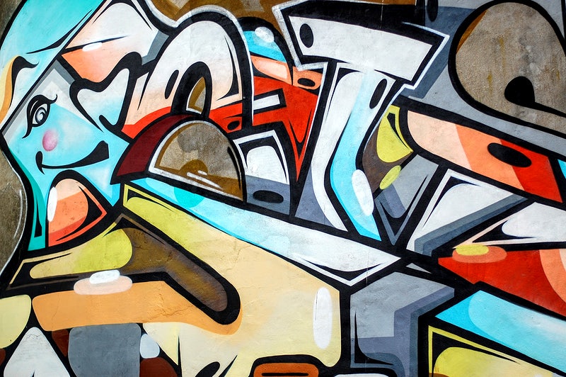 Detail Graffiti Background Hitam Abstrak Nomer 17