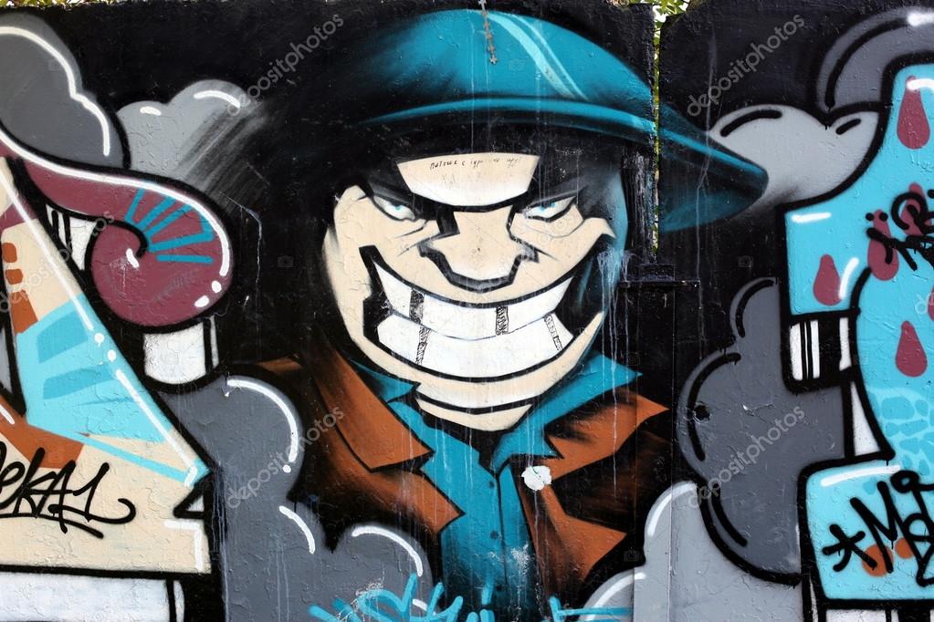 Detail Graffiti Background On Street Nomer 50