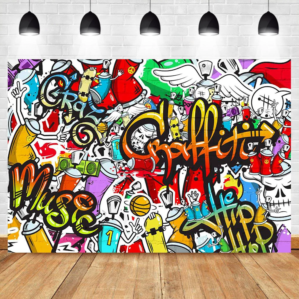 Detail Graffiti Background Paint Nomer 35