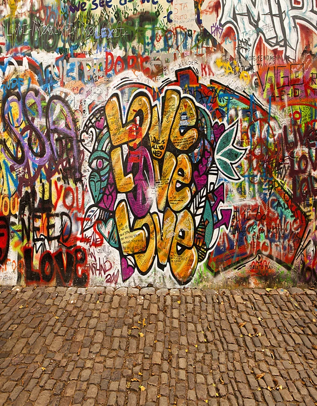 Detail Graffiti Background Tembok Nomer 10