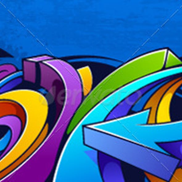 Detail Graffiti Background Vector Nomer 35