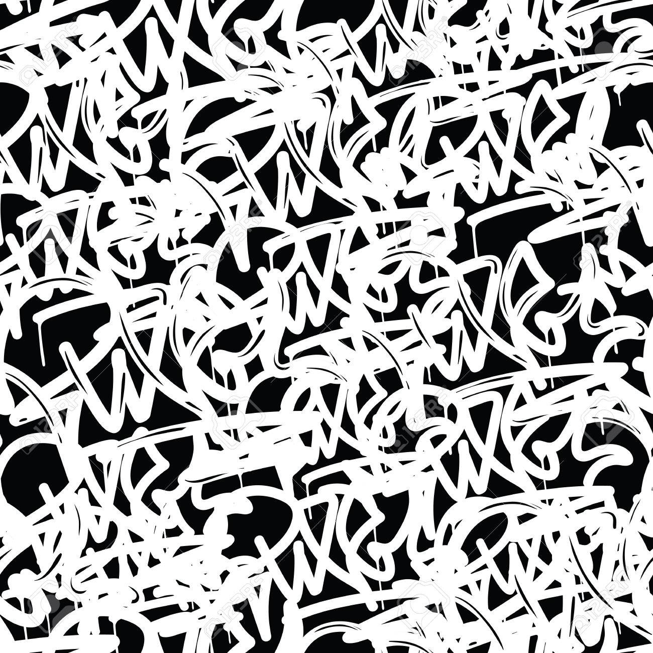 Detail Graffiti Background Vector Black Nomer 11