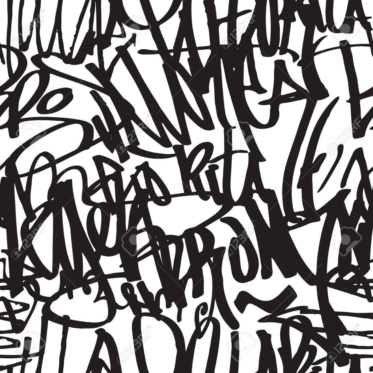 Detail Graffiti Background Vector Black Nomer 28