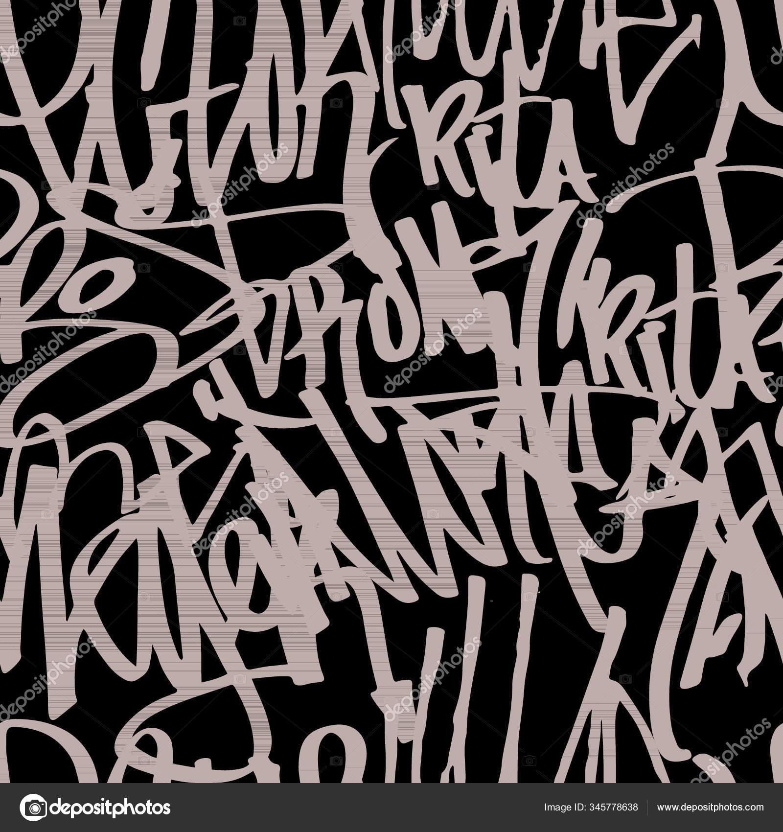 Detail Graffiti Background Vector Black Nomer 31