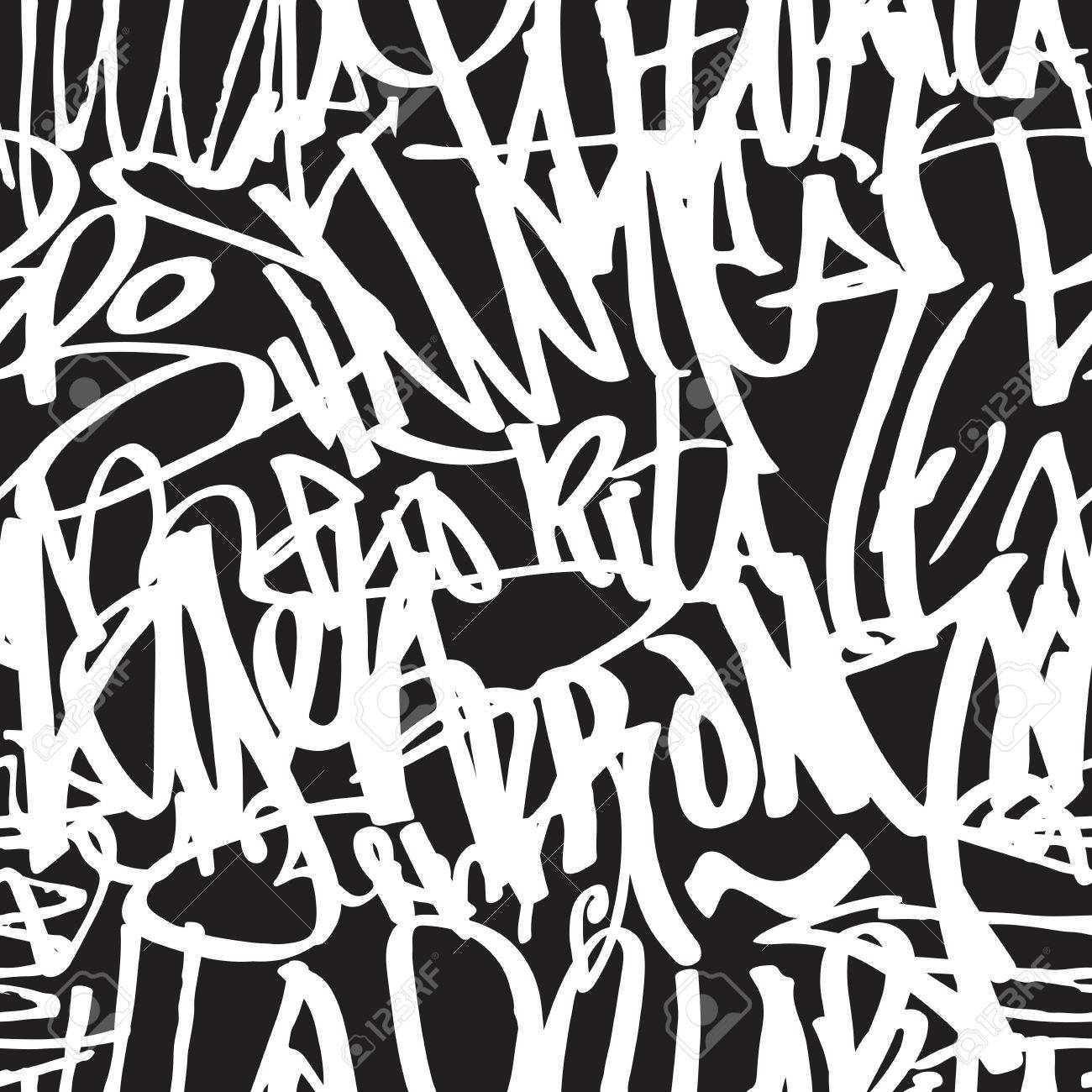 Detail Graffiti Background Vector Black Nomer 32