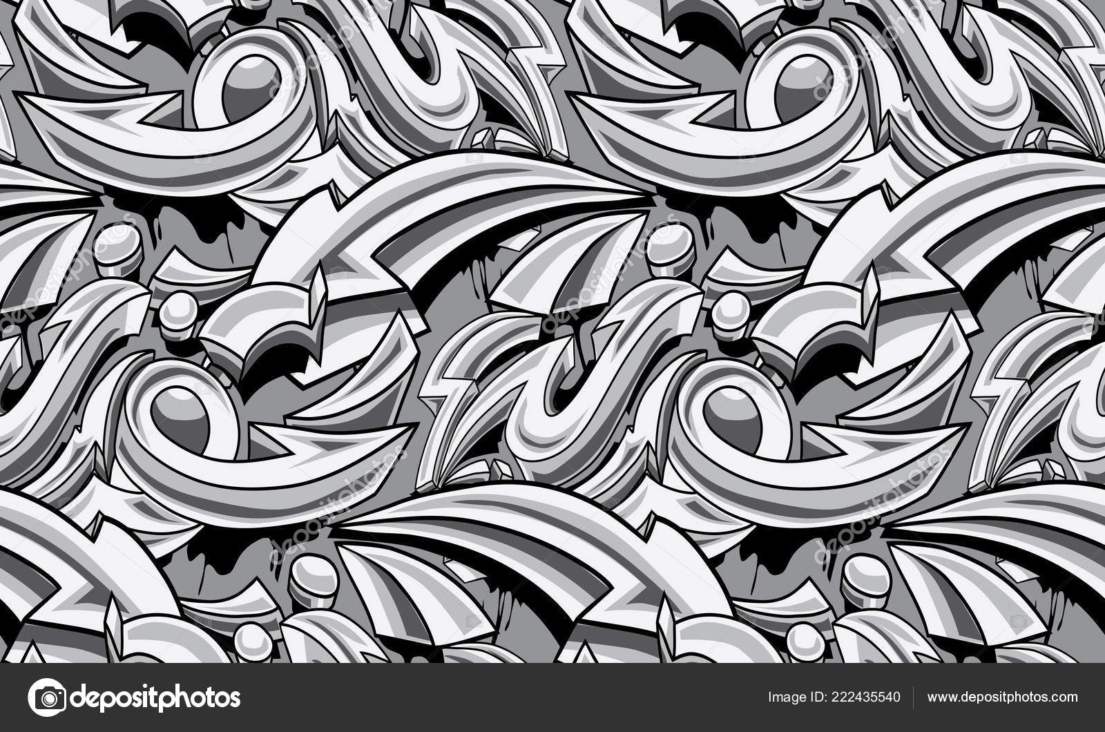 Detail Graffiti Background Vector Black Nomer 46