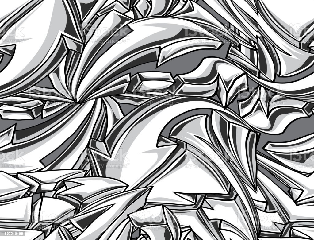 Detail Graffiti Background Vector Black Nomer 50