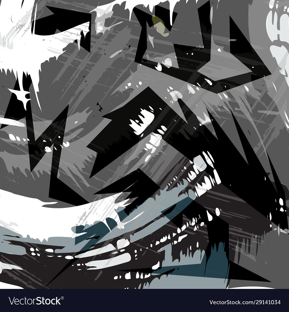 Detail Graffiti Background Vector Black Nomer 57