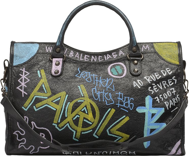 Detail Graffiti Bag Balenciaga Nomer 18